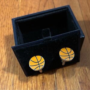 Basketball Cufflinks new in box Brooks Brothers